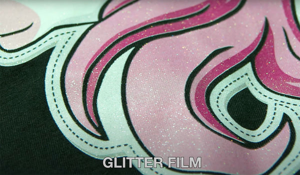 What to expect when using glitter DTF film