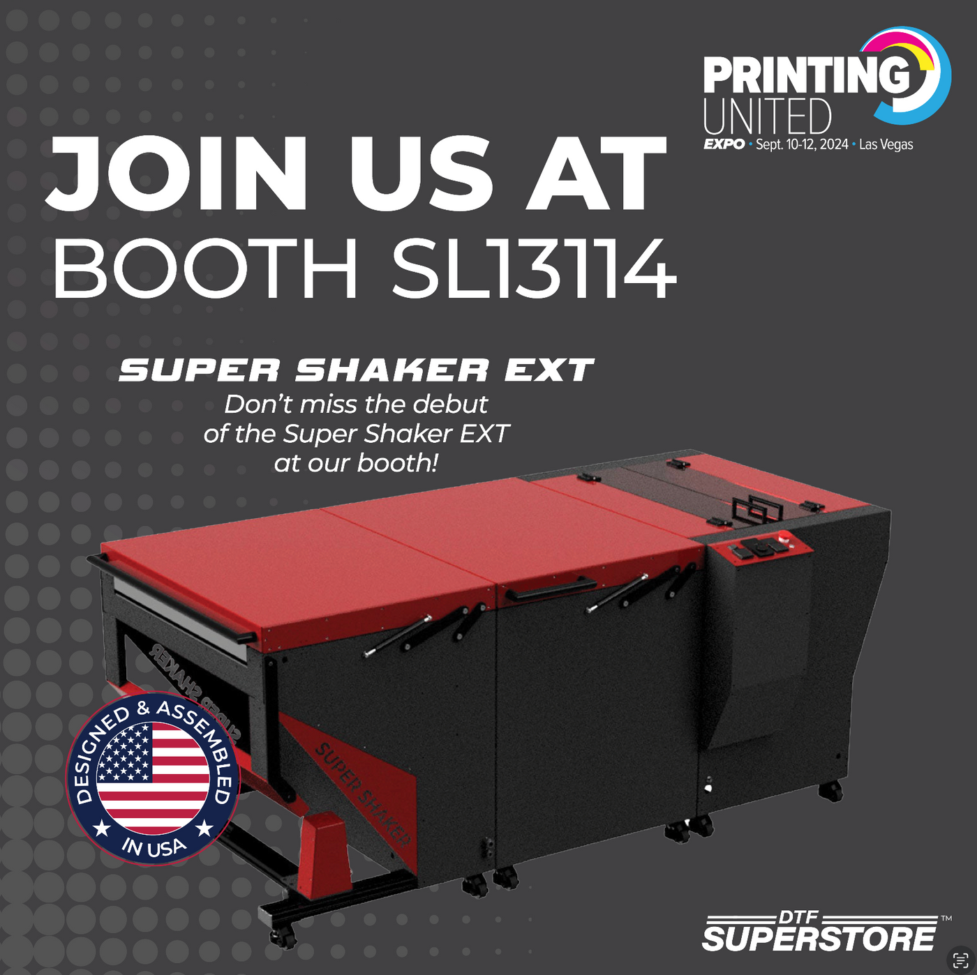 BMAC Industries to Debut the Super Shaker EXT at PRINTING United Expo 2024