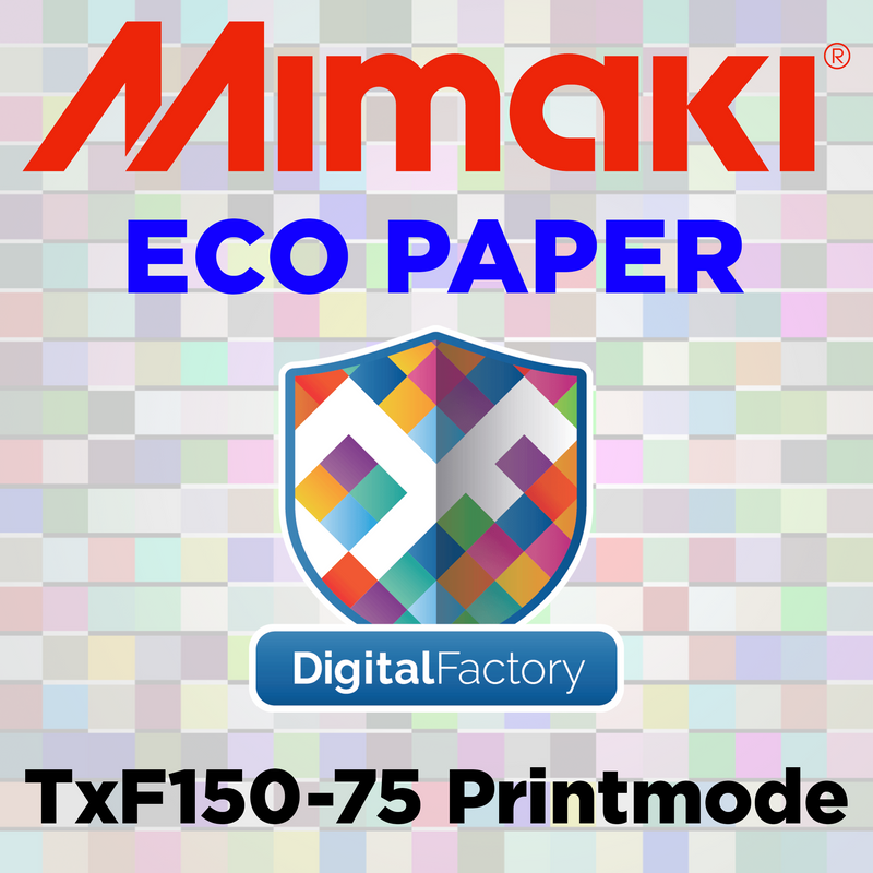 Mimaki TxF150-75 Eco Paper Printmode for Cadlink